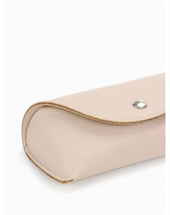 Футляр для очков на кнопке, размер 17×6×6 см, молочный Bagsland