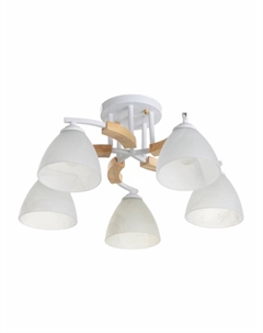 Люстра «Антер» 5хЕ27 40 Вт белый 57×57×27 см нов Bayerlux