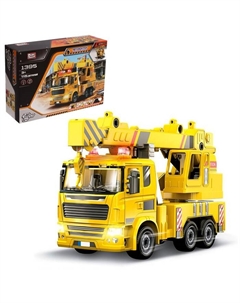 Конструктор винтовой «Строительный кран», 115 деталей, световые и звуковые эффекты Play smart