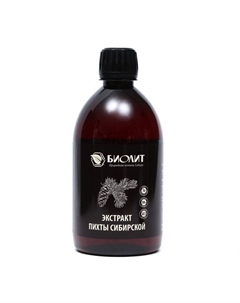 Экстракт пихты сибирской БАД, железный иммунитет, 0.5 л Биолит