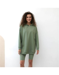 Худи женское : Casual Collection цвет оливковый, р-р 50-52 Minaku
