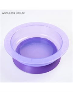 Тарелка детская на присоске, глубокая, 400 мл, от 5 мес., 17.5×17.5×4.3, МИКС Курносики