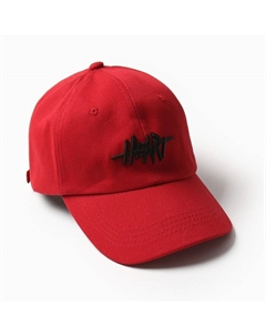 Кепка женская Heart, красная, размер 54-56 Minaku