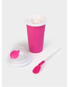 Стакан для мороженого, слаш стакан «Мэджик», 21×11×11 см, силикон, розовый Доляна