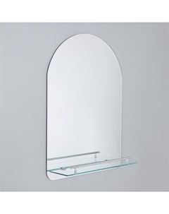 Зеркало в ванную комнату A628, 60×45 см, 1 полка Accoona