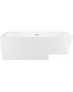 Ванна Bromance 170x78 23160404R (пристенная ванна (левая) белый глянец, экран, ножки, сифон-автомат золото) Wellsee