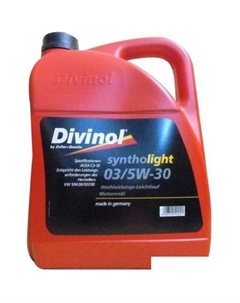 Моторное масло Syntholight 03 5W-30 5л Divinol