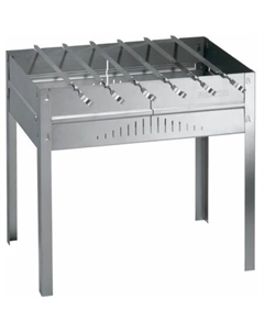 Мангал Мангал с ребрами жесткости + 6 шампуров (BC-779) Forester