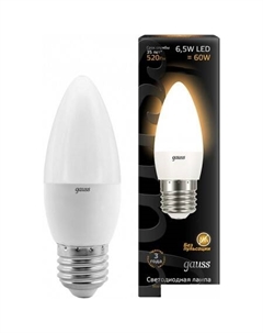 Светодиодная лампа E27 6.5 Вт 2700 К [103102107] Gauss