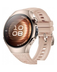 Умные часы Watch 5 42 мм (песочный, с бежевым силиконовым ремешком, международная версия) Huawei