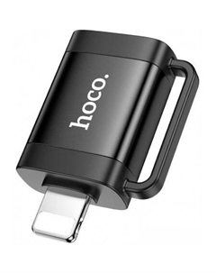 Адаптер UA31A USB Type-A - Lightning (черный) Hoco