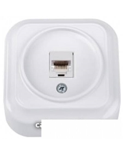 Розетка компьютерная РК18-5111 (белый) Bylectrica