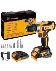 Дрель-шуруповерт Banger 20V ONE+ 083-1109 (с 2-мя АКБ, кейс) Deko