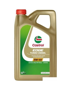 Моторное масло Edge Turbo Diesel 5W-40 5л Castrol