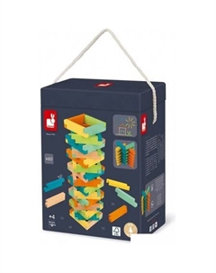 Развивающая игра Разноцветные блоки J08300 (60эл) Janod
