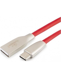 Кабель USB Type-A - USB Type-C CC-G-USBC01R-1M (1 м, красный) Cablexpert