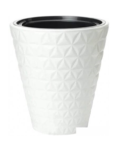 Кашпо Diament 40 Bialy 2920-011 Form-plastic