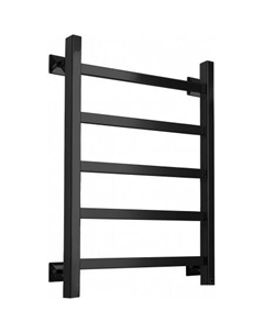 Полотенцесушитель Экспи Квадро V30 1/2" 5 перекладин 50x60 см (черный) Ростела