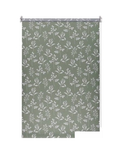 Мини рулонные шторы Print Луговые травы 80х160 9403217444 (зеленый) Franc gardiner