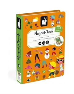 Развивающая игра Книга-игра Времена года Магнитная J02721 Janod