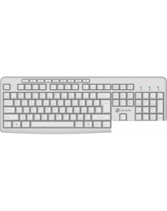 Клавиатура K225W (белый) Оклик