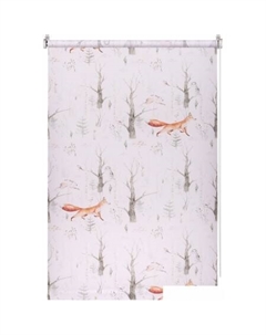 Мини рулонные шторы Print Лесные друзья лисы, день 70х160 9403217701 Franc gardiner