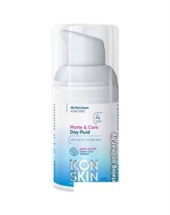 Крем-флюид для лица Матирование и уход 30 мл Icon skin