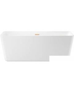 Ванна DeSire 167,5x78 231502004 (отдельностоящая ванна белый глянец, экран, ножки, сифон-автомат золото) Wellsee