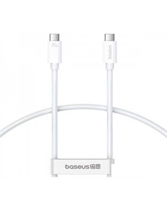Кабель Superior Series 2 USB4 Full-Function Fast Charging Cable 240W USB Type-C - USB Type-C (1 м, белый) Baseus