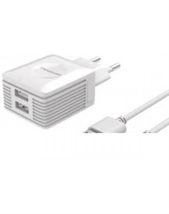 Сетевое зарядное U500 microUSB (белый) Atomic