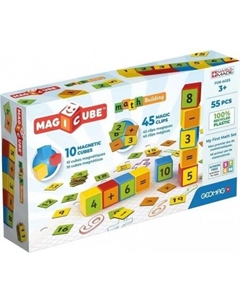 Развивающая игра Магнитные кубики учим математику GM256 Geomag