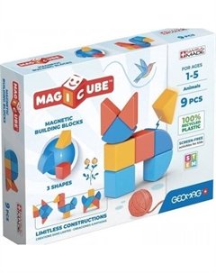 Развивающая игра Магнитные кубики 3 формы GM208 Geomag