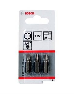 Набор бит 2607001619 (3 шт) Bosch