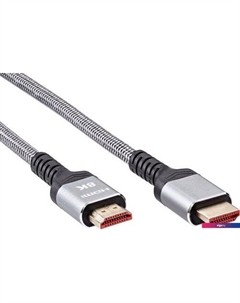 Кабель ACG859A-5 HDMI - HDMI (5 м, серый) Aopen