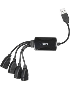 USB-хаб BU-HUB4-0.3-U2.0-Splitter Buro