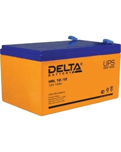 Аккумулятор для ИБП HRL 12-12 (12В/12 А·ч) Delta