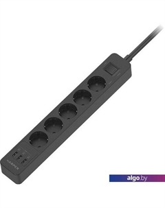 Сетевой фильтр UCH-560 (черный) Harper