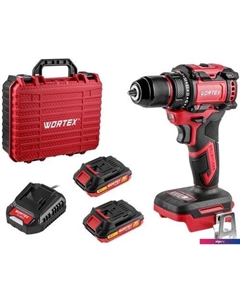 Дрель-шуруповерт BD 2025 DLi 1329837 (с 2-мя АКБ, кейс) Wortex