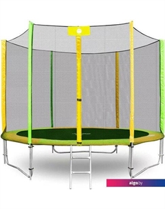 Батут ATGY-252 2.52 м с защитной сеткой и лестницей Alpin