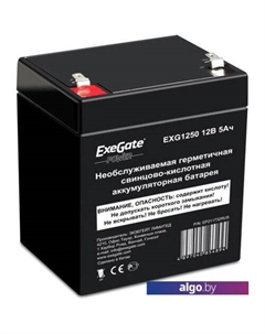 Аккумулятор для ИБП Power EXG 1250 (12В/5 А·ч) [EP211732RUS] Exegate