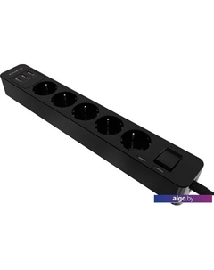 Сетевой фильтр UCH-530 (черный) Harper