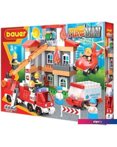 Конструктор Fireman 743 Набор Тушение пожара Все включено! Bauer