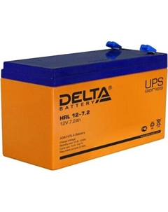 Аккумулятор для ИБП HRL 12-7.2 (12В/7.2 А·ч) Delta