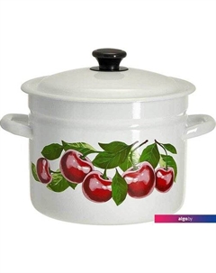 Кастрюля Вишневый сад 41804-182/6-У4 (белый) Кмз