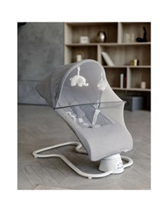 Детский шезлонг Happy Swing (серый) Amarobaby