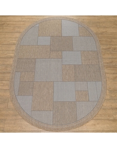 Ковер ДЕКОРА (СИЗАЛЬ) 52301_50511 Овал 0,8х1,5 м Белка