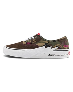 Кроссовки Authentic Aape X 'Bolt Green Camo' Vans