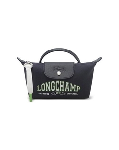 Сумка Fabric Cow Leather Dumpling Bag Handbags Regular Women's Navy Longchamp