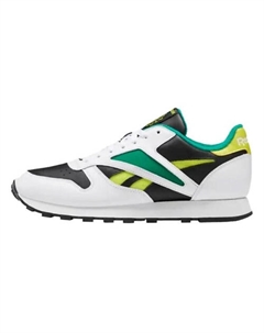 Кроссовки Classic Leather Mark 'Black Hero Yellow' Reebok