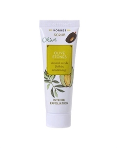 Скраб для лица с оливой Olive Stones Scrub 18 Korres